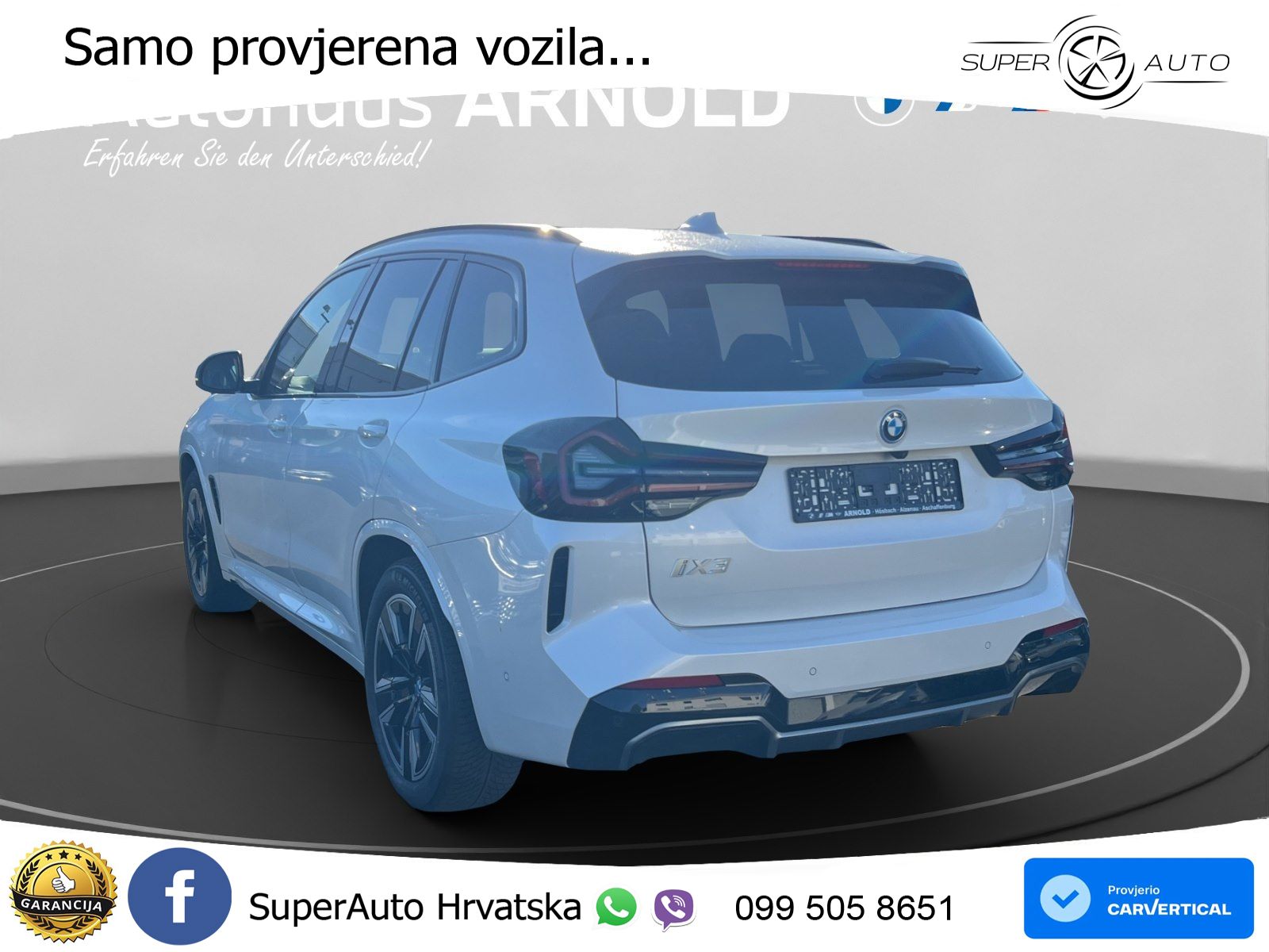 BMW iX3 80 kWh (286 KS) M Sport LED+GR SJED+ACC