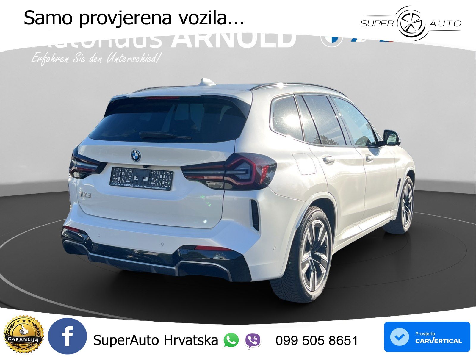 BMW iX3 80 kWh (286 KS) M Sport LED+GR SJED+ACC