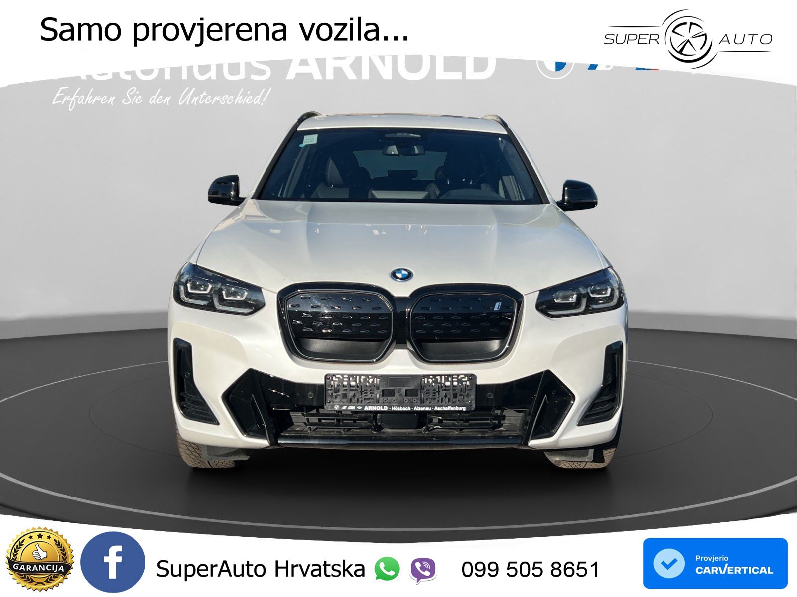 BMW iX3 80 kWh (286 KS) M Sport LED+GR SJED+ACC