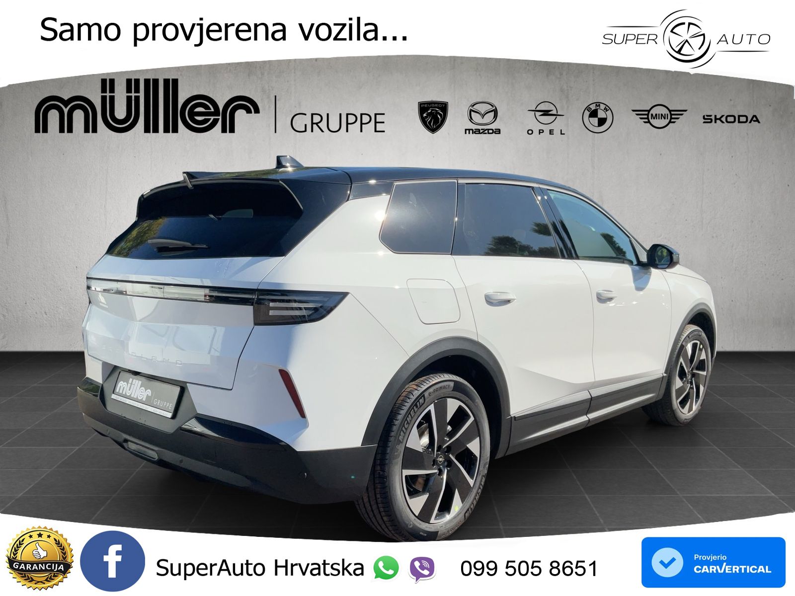 Opel Grandland 1.2 Turbo (145 KS) Hybrid eDCT GS LED+GR SJED+ACC