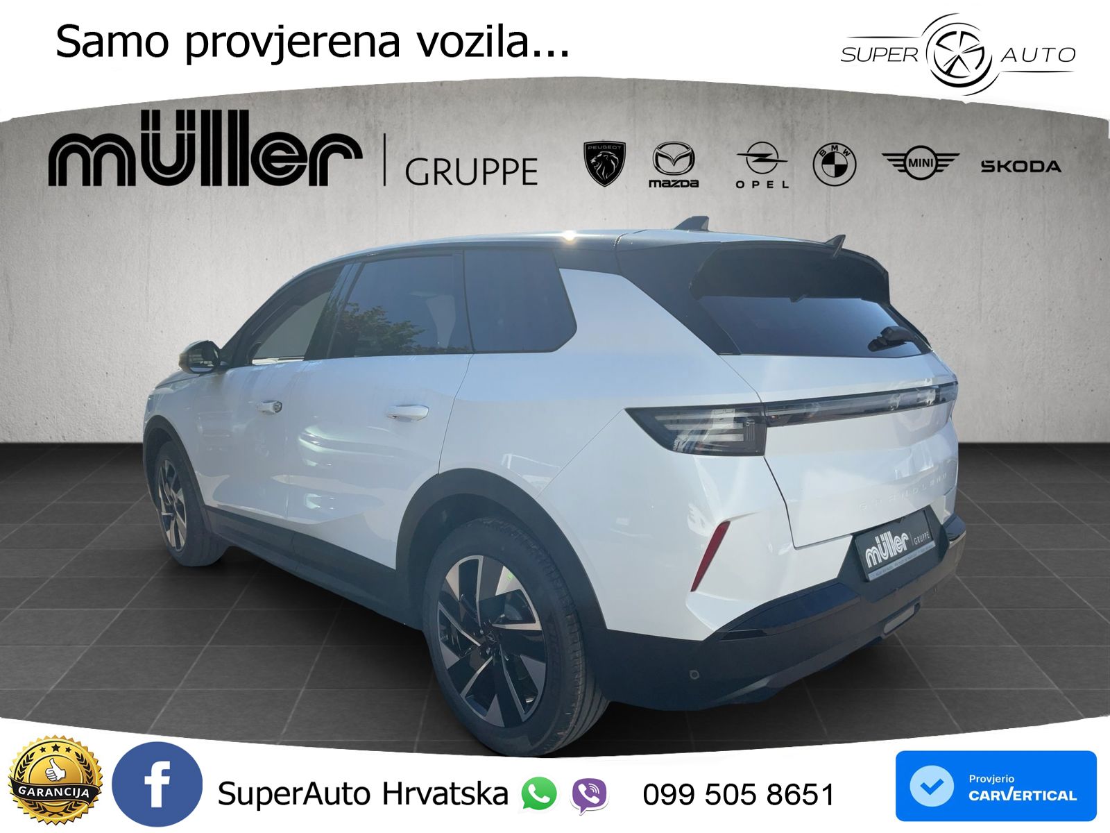 Opel Grandland 1.2 Turbo (145 KS) Hybrid eDCT GS LED+GR SJED+ACC