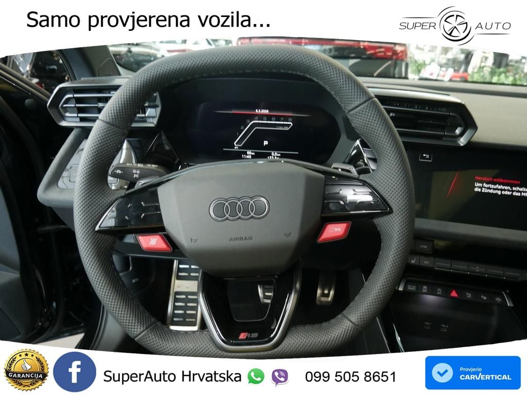 Audi RS3 Sedan 2.5 TFSI (400 KS) quattro S tronic ACC+HEAD+GR SJED+360+PANO