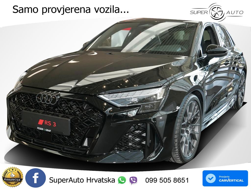 Audi RS3 Sedan 2.5 TFSI (400 KS) quattro S tronic ACC+HEAD+GR SJED+360+PANO