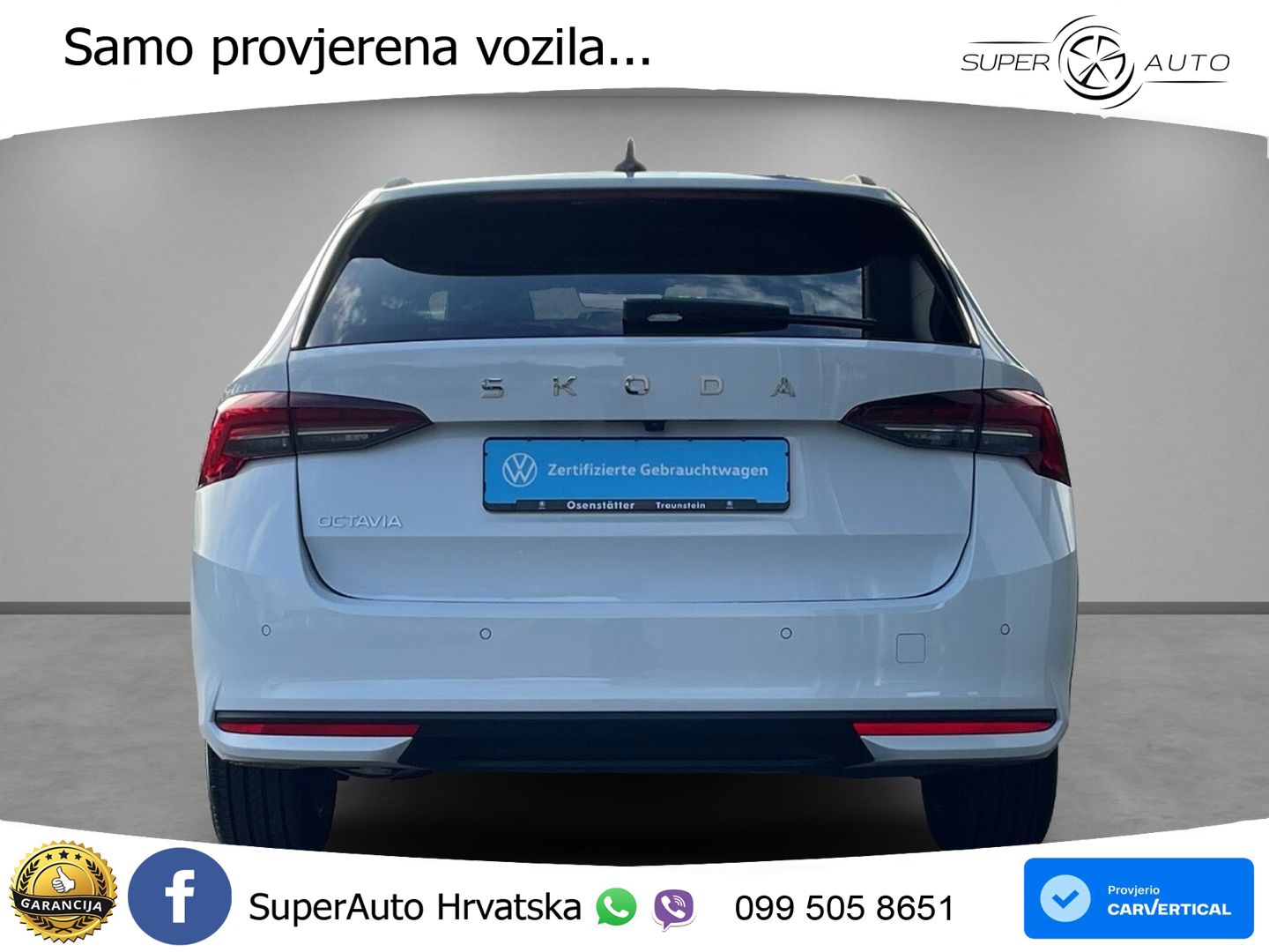 Škoda Octavia Combi 2.0 TDI (150 KS) DSG LED+GR SJED+ACC