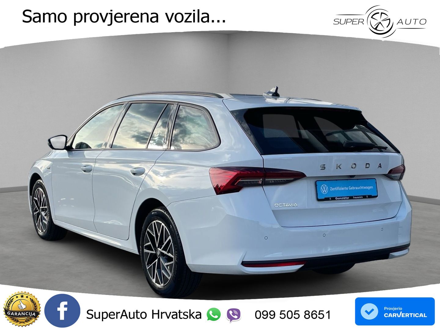 Škoda Octavia Combi 2.0 TDI (150 KS) DSG LED+GR SJED+ACC