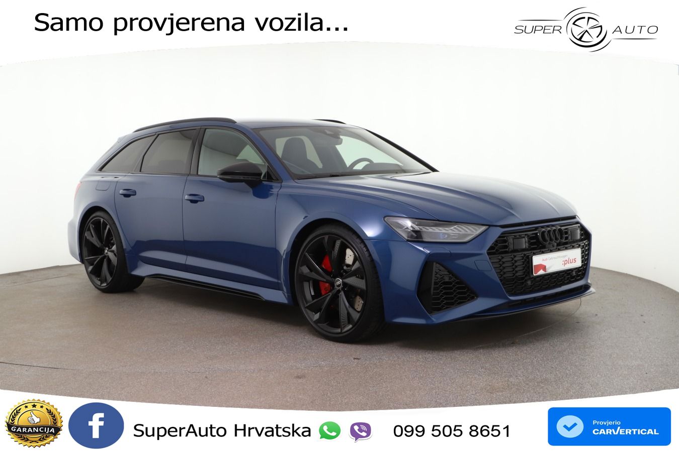Audi RS6 Avant 4.0 TFSI V8 (600 KS) quattro Tiptronic LED+GR SJED+ACC