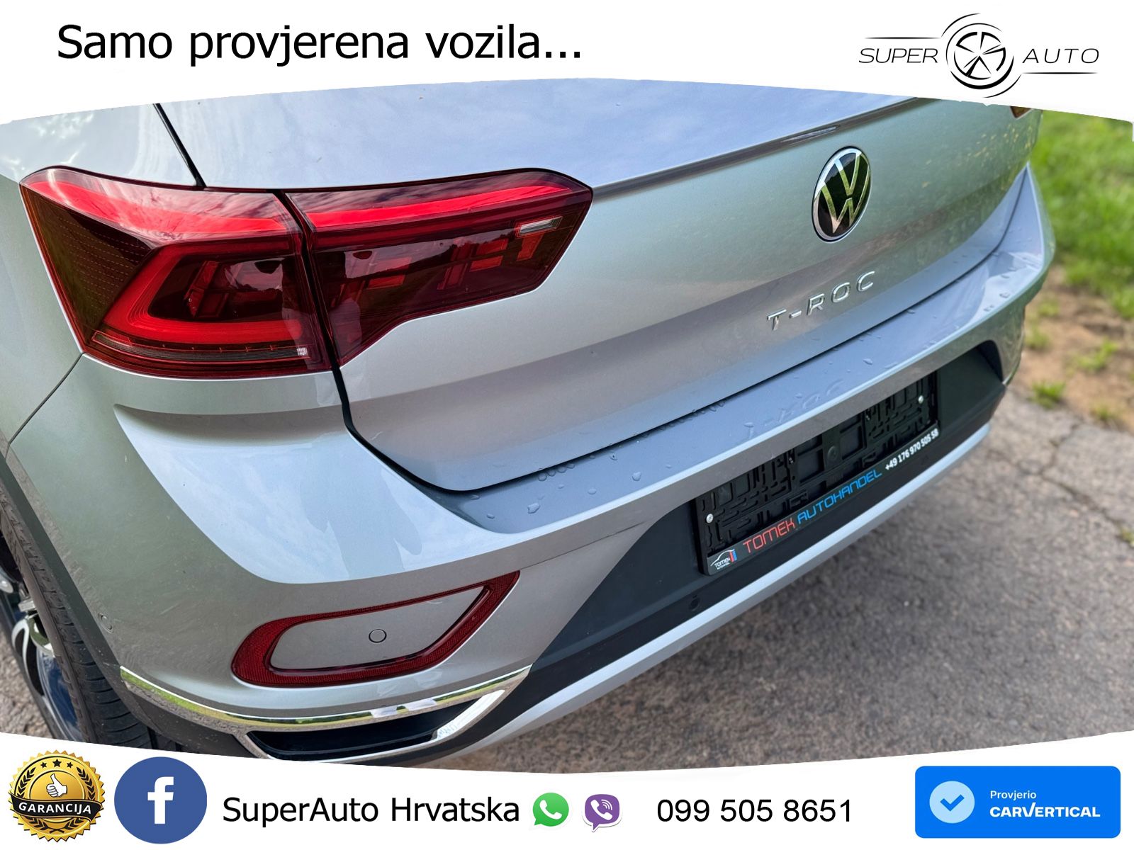 Volkswagen T-Roc 1.5 TSI (150 KS) DSG MATRIX+GR SJED+KAM