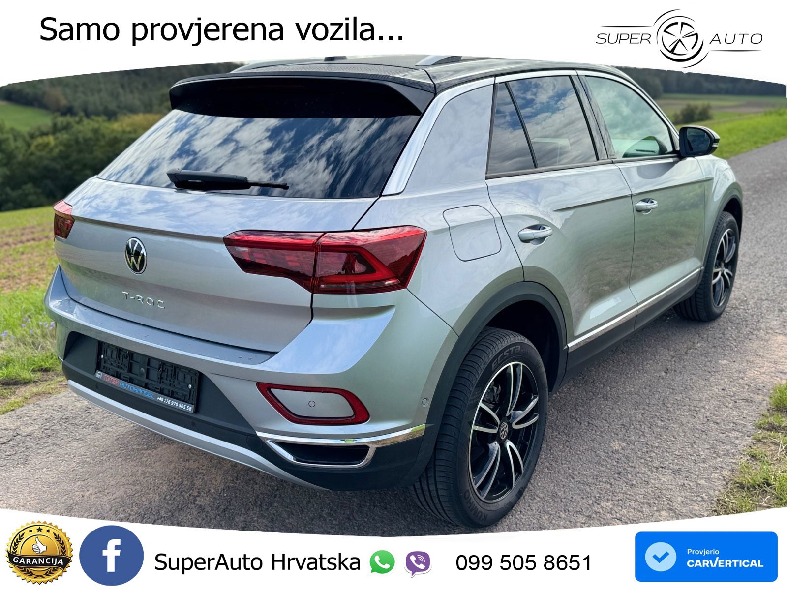Volkswagen T-Roc 1.5 TSI (150 KS) DSG MATRIX+GR SJED+KAM