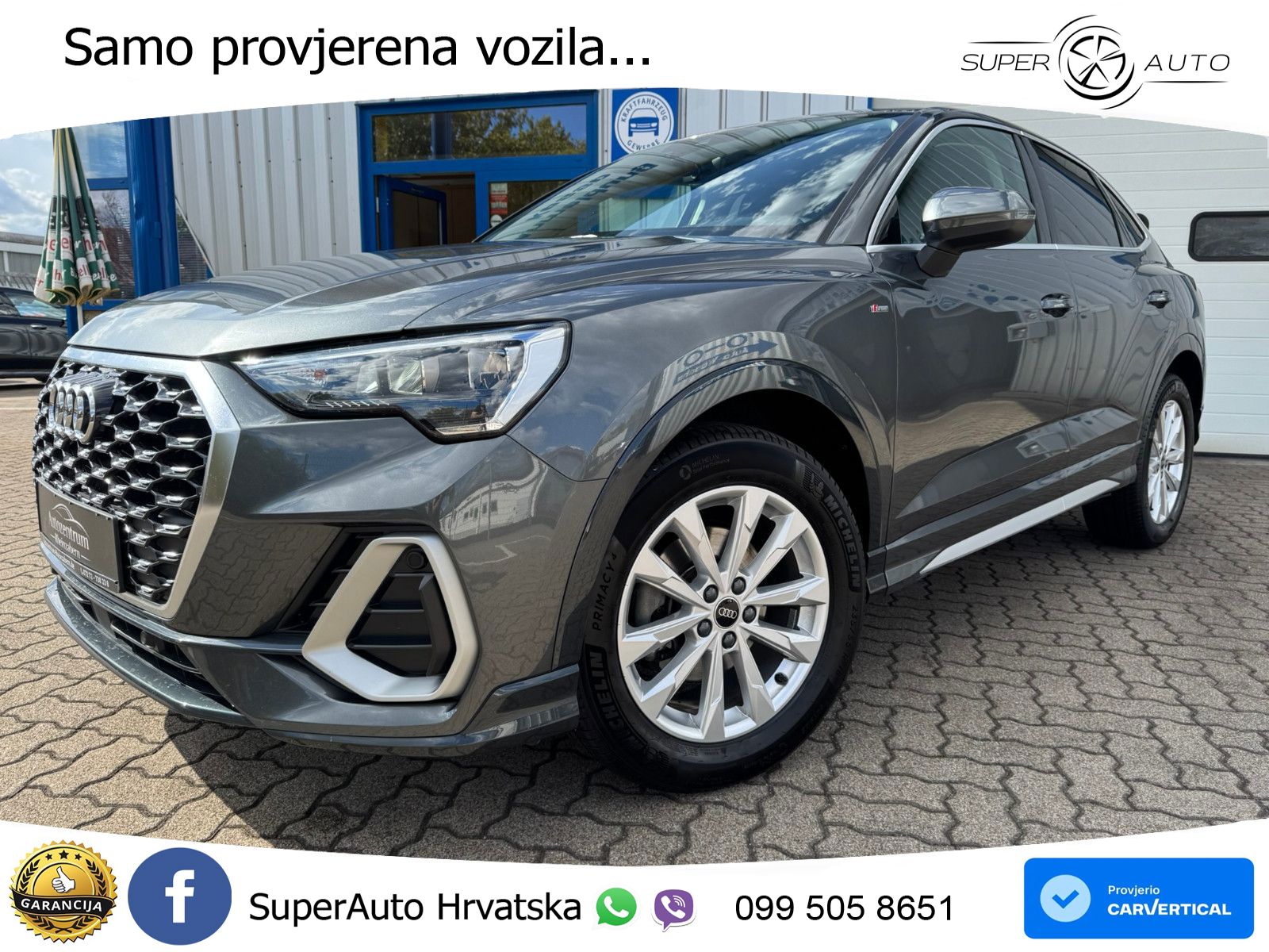 Audi Q3 II Sportback 35 TFSI (150 KS) S tronic S line LED+GR SJED+ACC