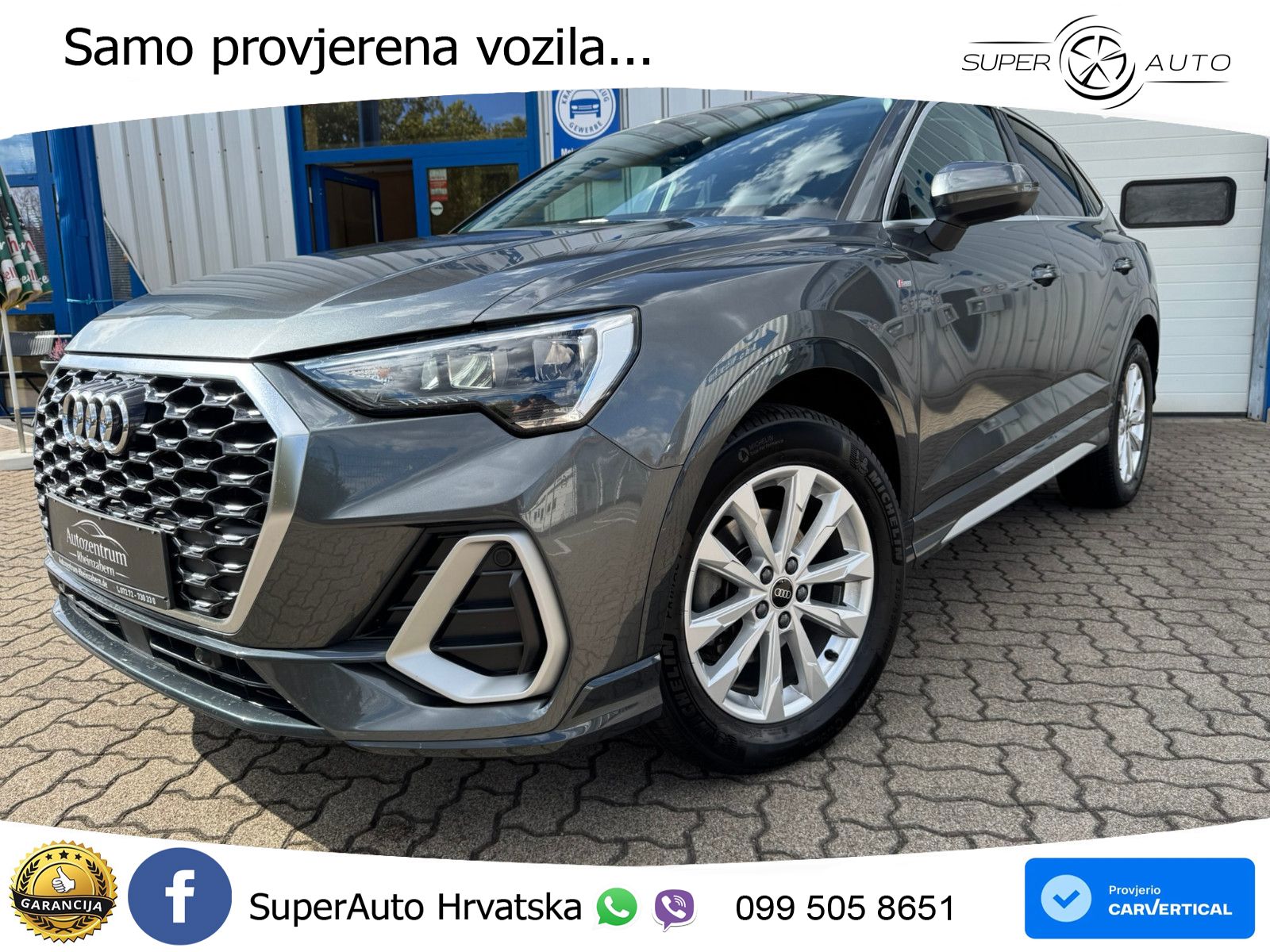 Audi Q3 II Sportback 35 TFSI (150 KS) S tronic S line LED+GR SJED+ACC
