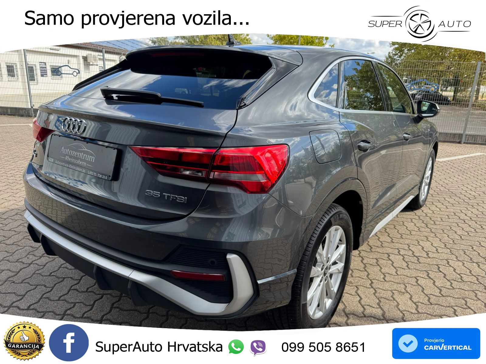 Audi Q3 II Sportback 35 TFSI (150 KS) S tronic S line LED+GR SJED+ACC