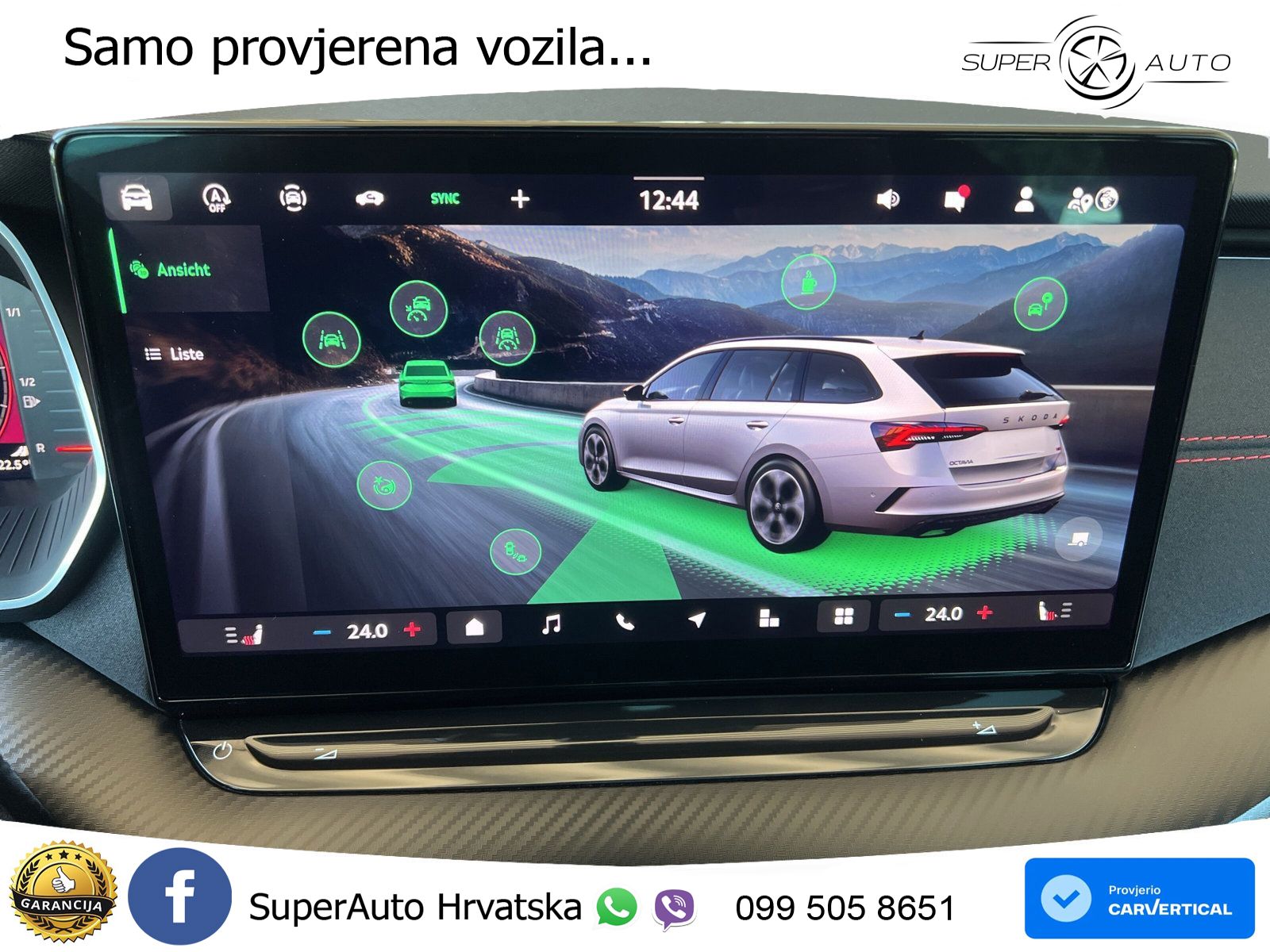Škoda Octavia Combi RS 2.0 TSI (265 KS) DSG LED+GR SJED+ACC