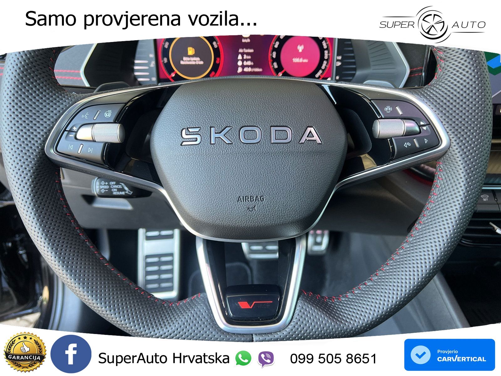 Škoda Octavia Combi RS 2.0 TSI (265 KS) DSG LED+GR SJED+ACC