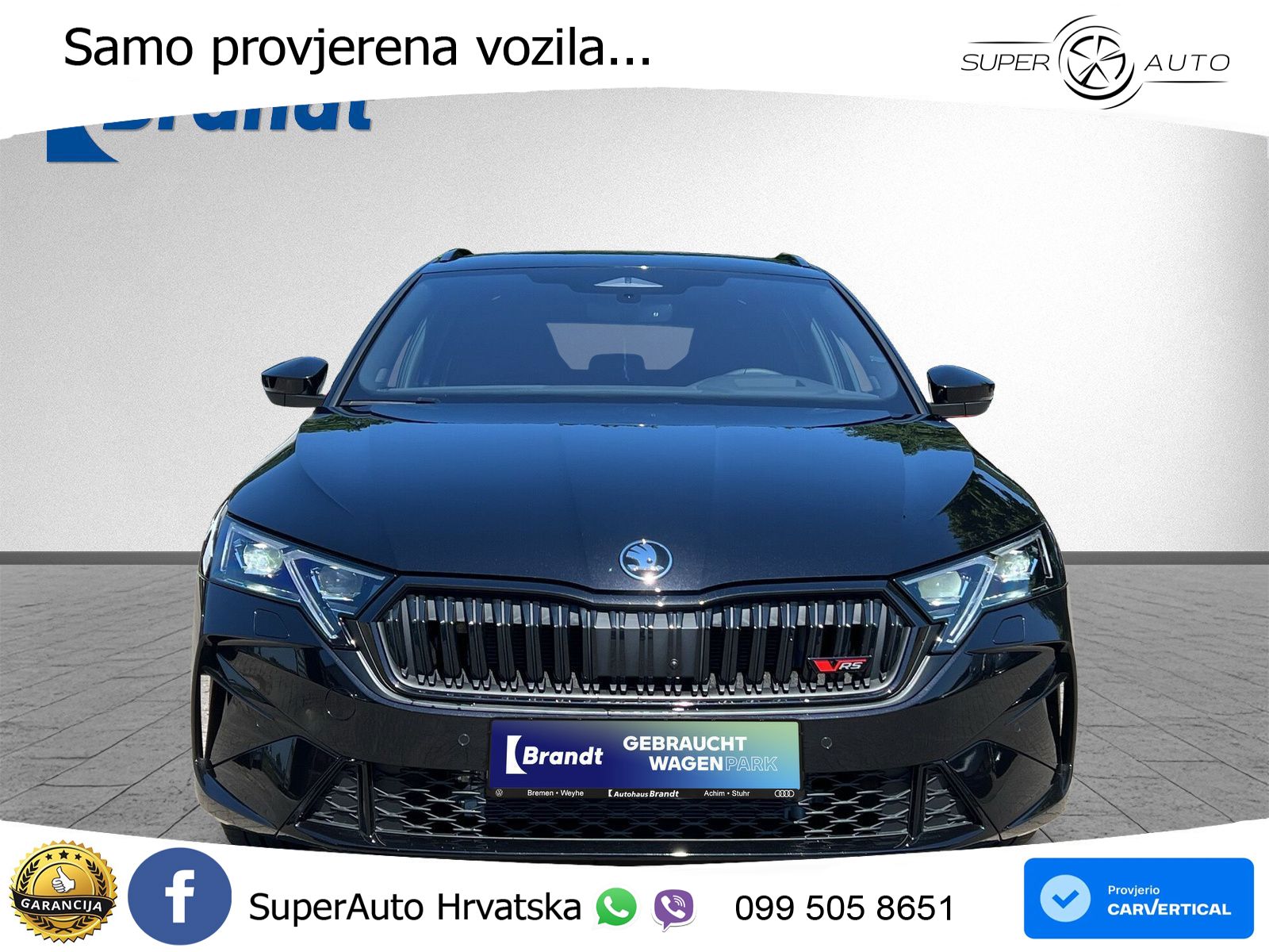 Škoda Octavia Combi RS 2.0 TSI (265 KS) DSG LED+GR SJED+ACC