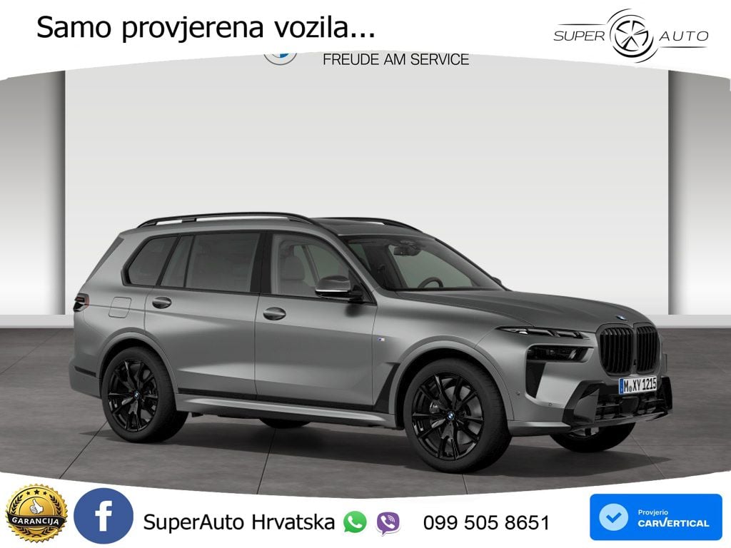 BMW X7 40i (381 KS) xDrive Steptronic M Sport ZRAČNI+ACC+GR SJED+KAM+PANO