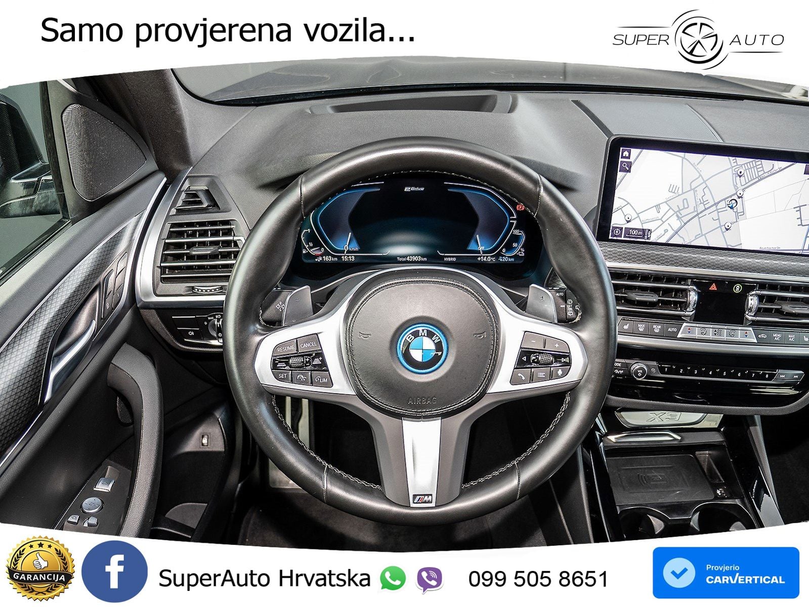 BMW X3 30e xDrive Steptronic M Sport LED+GR SJED+ACC