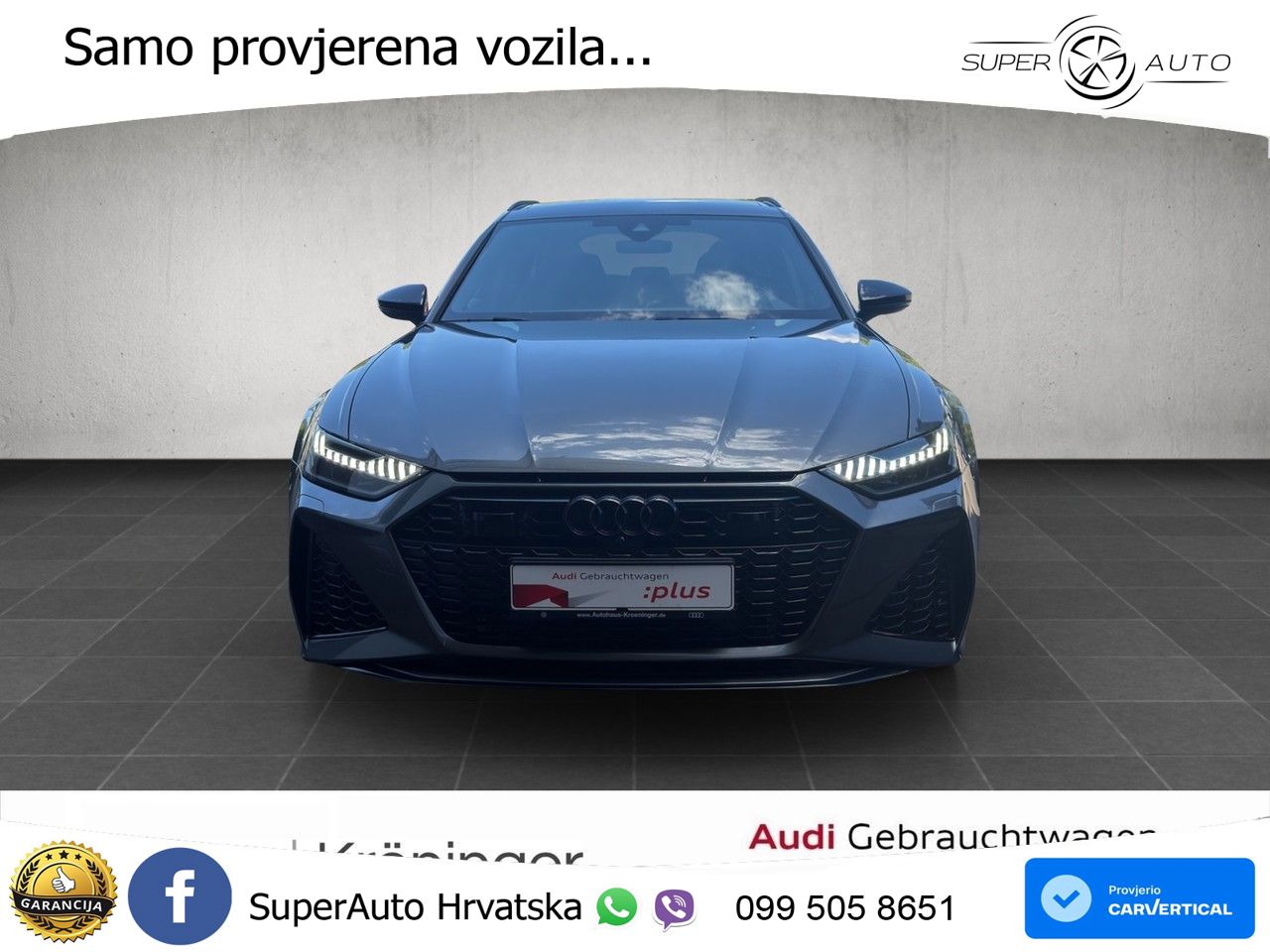 Audi RS6 Avant 4.0 TFSI V8 (600 KS) quattro Tiptronic LED+GR SJED+ACC
