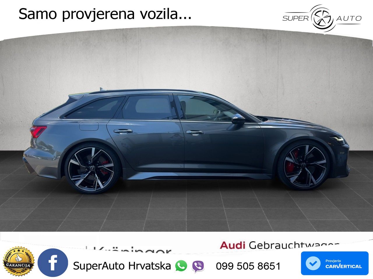 Audi RS6 Avant 4.0 TFSI V8 (600 KS) quattro Tiptronic LED+GR SJED+ACC
