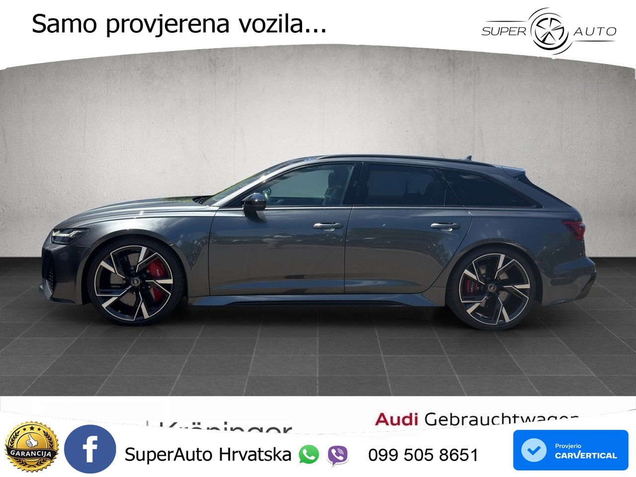 Audi RS6 Avant 4.0 TFSI V8 (600 KS) quattro Tiptronic LED+GR SJED+ACC