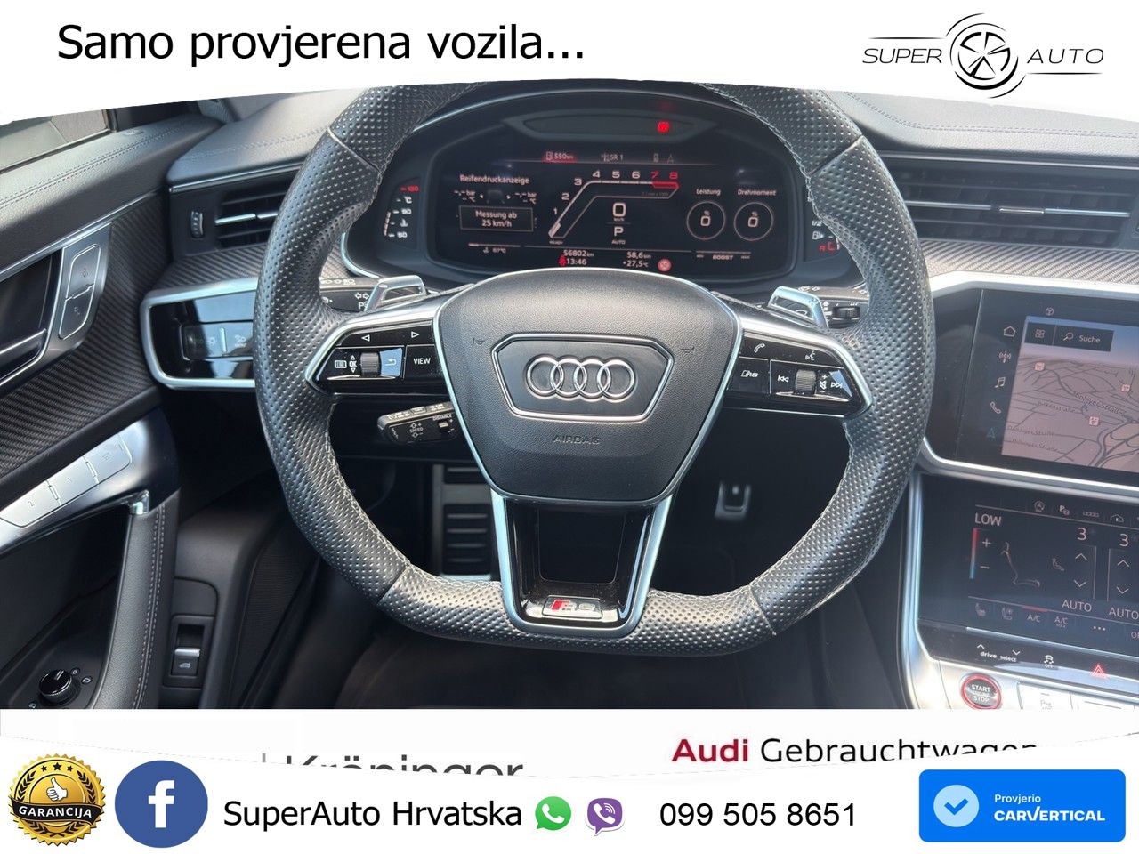 Audi RS6 Avant 4.0 TFSI V8 (600 KS) quattro Tiptronic LED+GR SJED+ACC