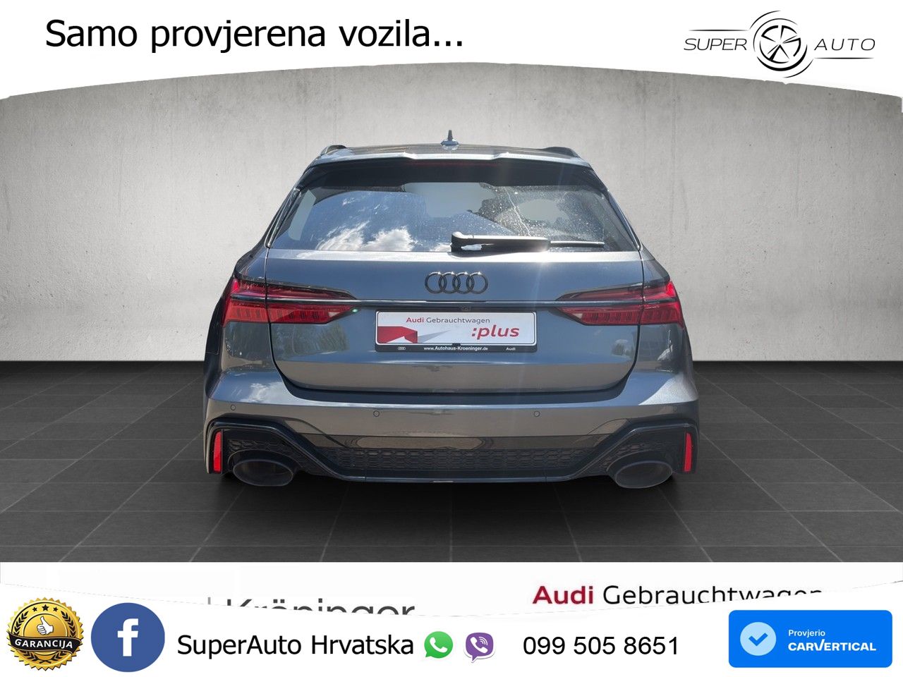 Audi RS6 Avant 4.0 TFSI V8 (600 KS) quattro Tiptronic LED+GR SJED+ACC