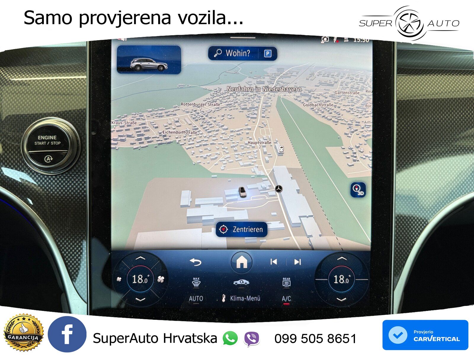 Mercedes GLC 200 (204 KS) 4MATIC 9G-TRONIC AMG LED+GR SJED+ACC