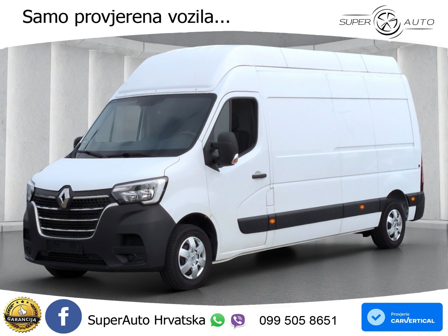 Renault Master Kasten L3H3 3,5t 2.3D*AHK R-Kam Tempo PDC 150 KS