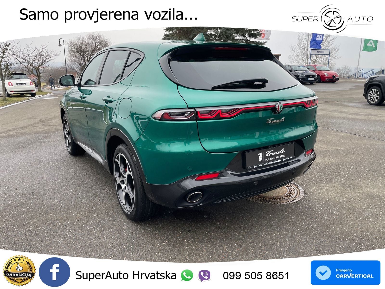 Alfa Romeo Tonale 1.3 T MultiAir (280 KS) Plug-in Hybrid eQ4 Automatic LED+GR SJED+ACC