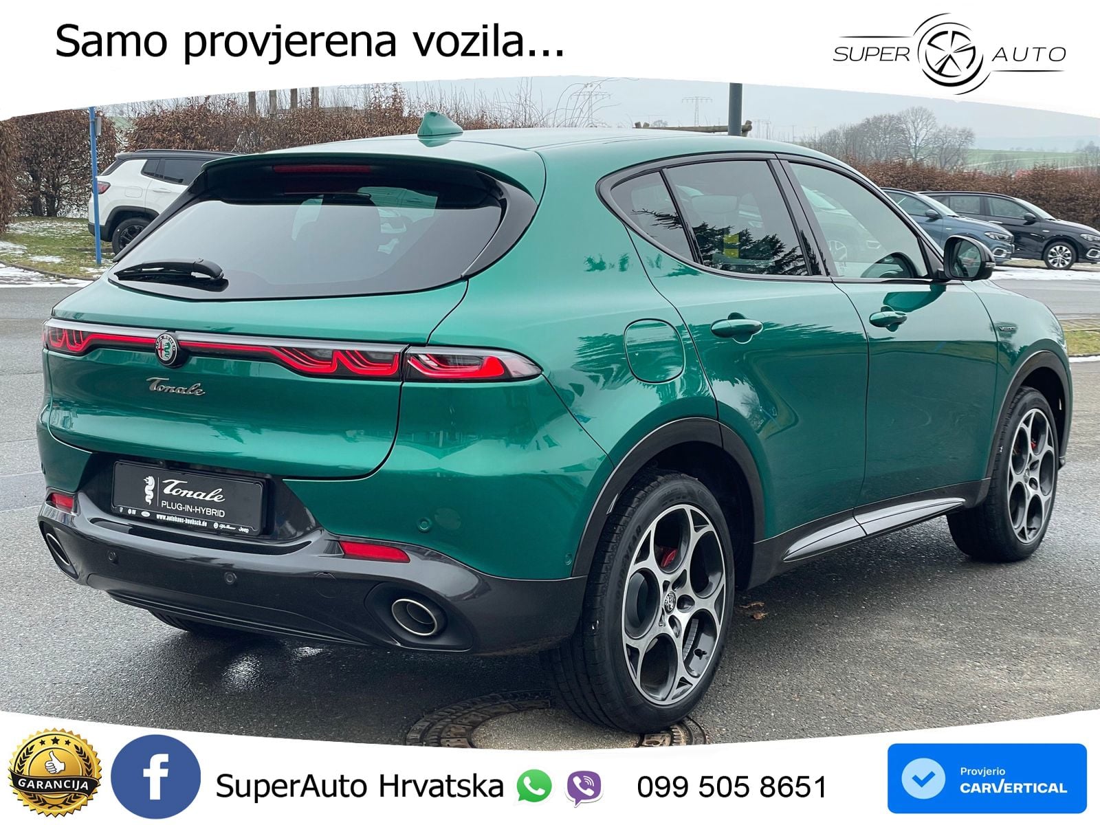 Alfa Romeo Tonale 1.3 T MultiAir (280 KS) Plug-in Hybrid eQ4 Automatic LED+GR SJED+ACC