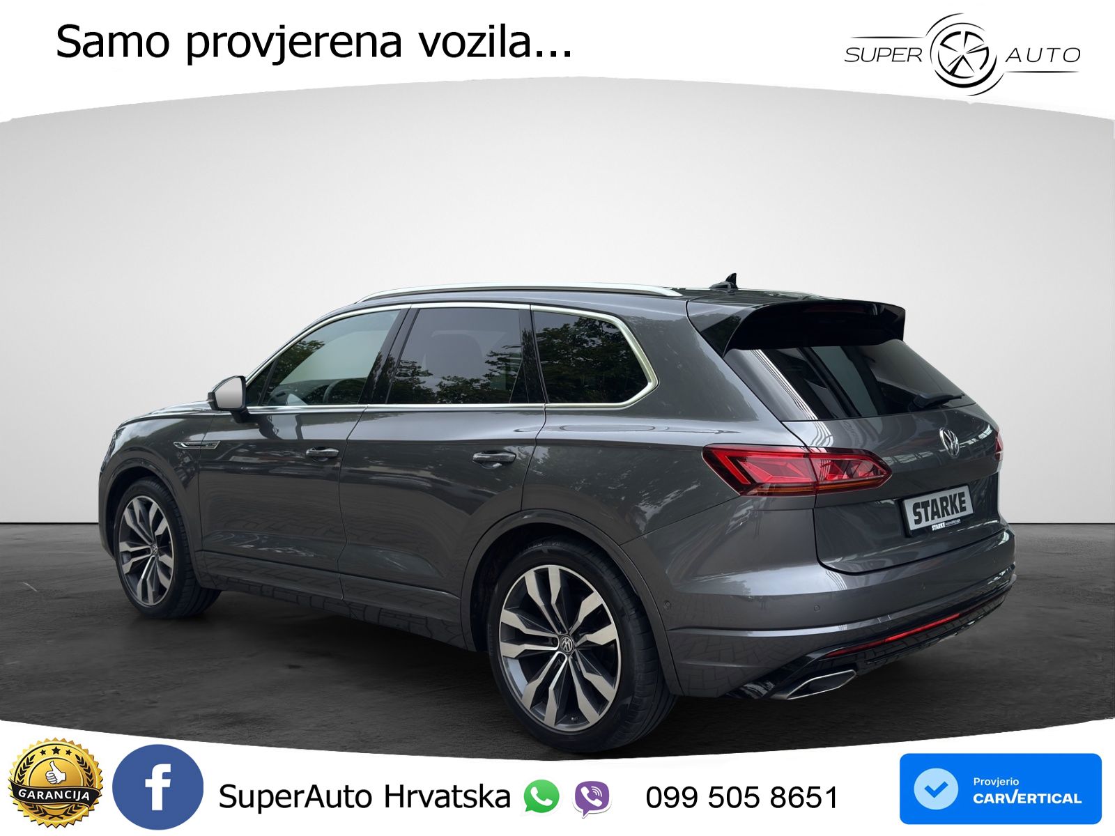 Volkswagen Touareg 3.0 V6 TDI (286 KS) 4MOTION Tiptronic R-Line ZRAČNI+ACC+GR SJED+KAM+PANO
