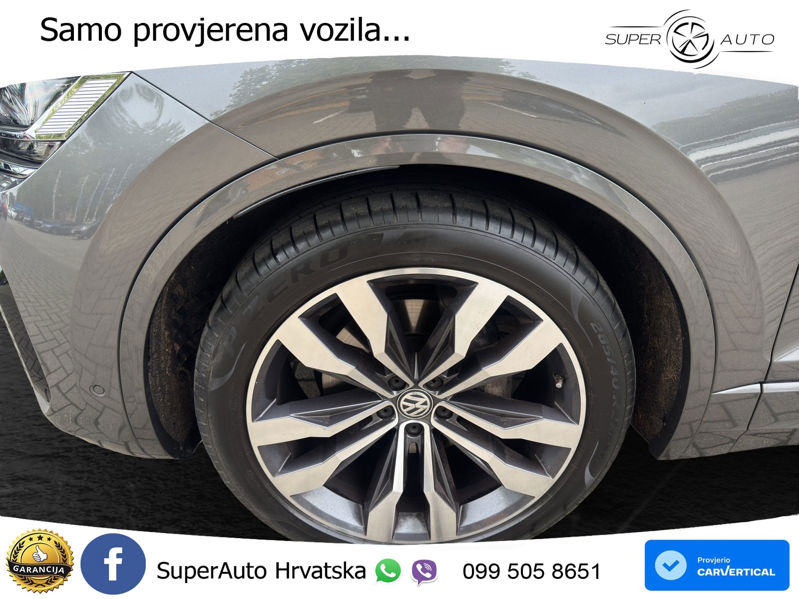 Volkswagen Touareg 3.0 V6 TDI (286 KS) 4MOTION Tiptronic R-Line ZRAČNI+ACC+GR SJED+KAM+PANO