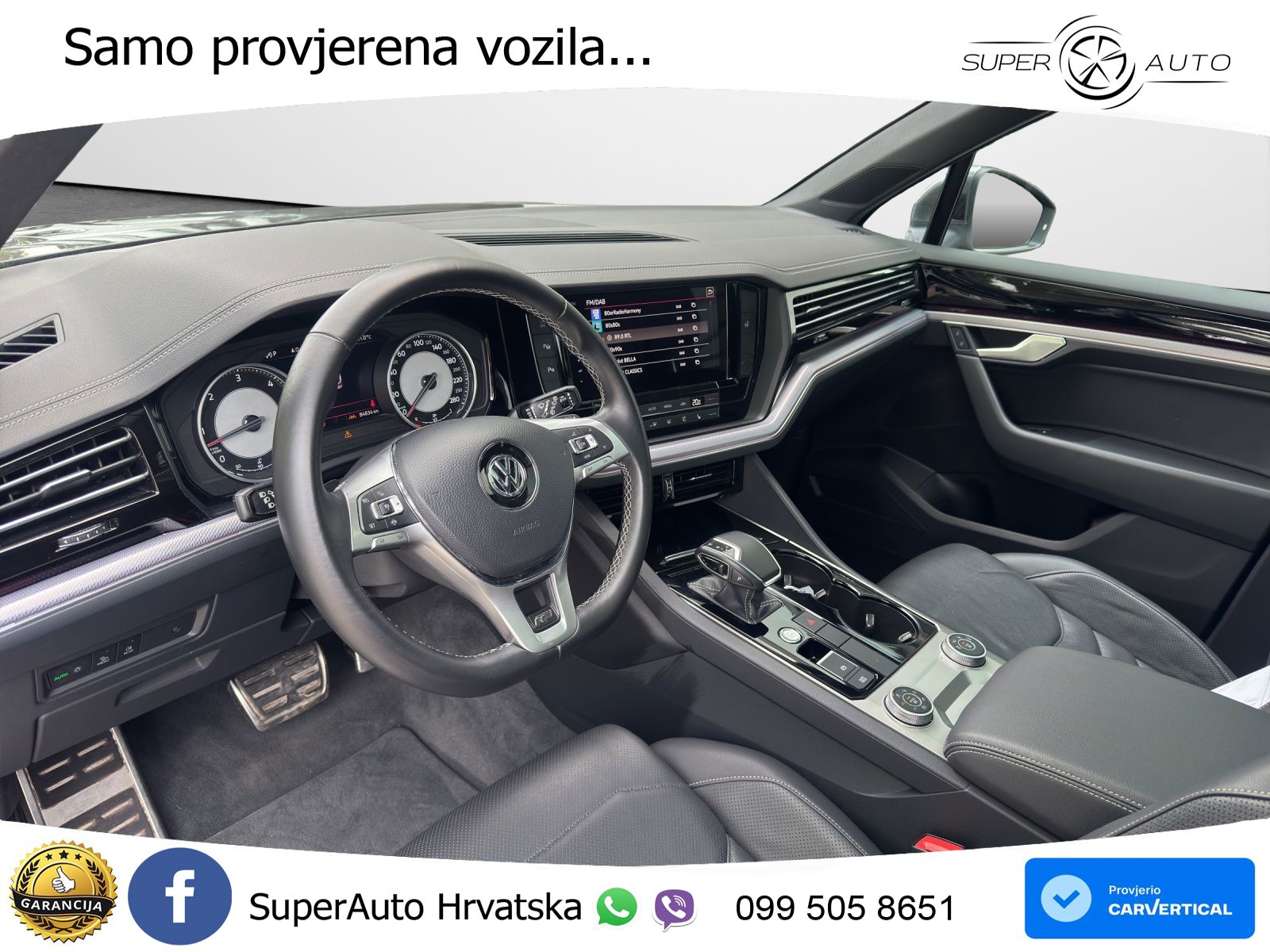 Volkswagen Touareg 3.0 V6 TDI (286 KS) 4MOTION Tiptronic R-Line ZRAČNI+ACC+GR SJED+KAM+PANO
