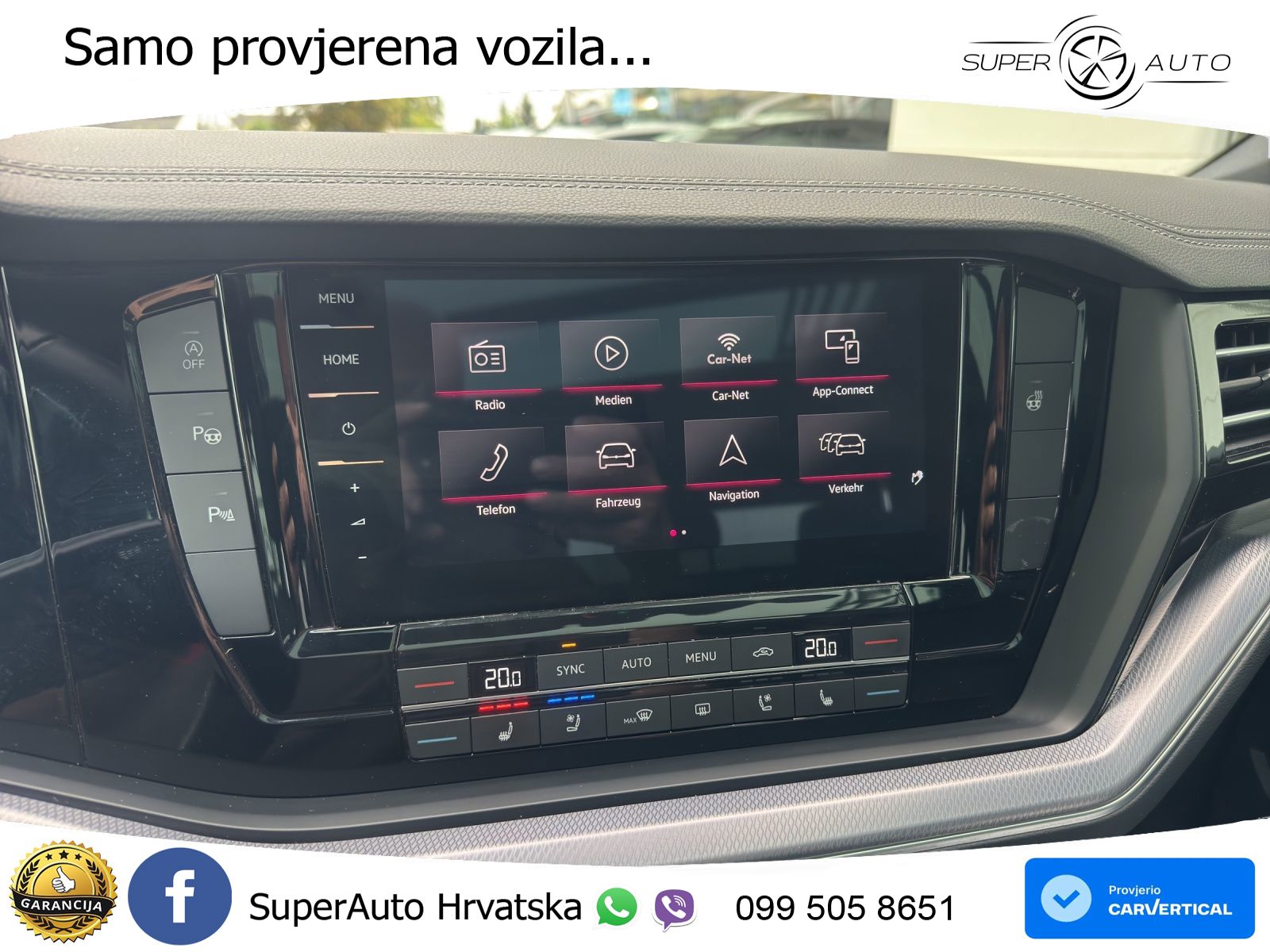 Volkswagen Touareg 3.0 V6 TDI (286 KS) 4MOTION Tiptronic R-Line ZRAČNI+ACC+GR SJED+KAM+PANO