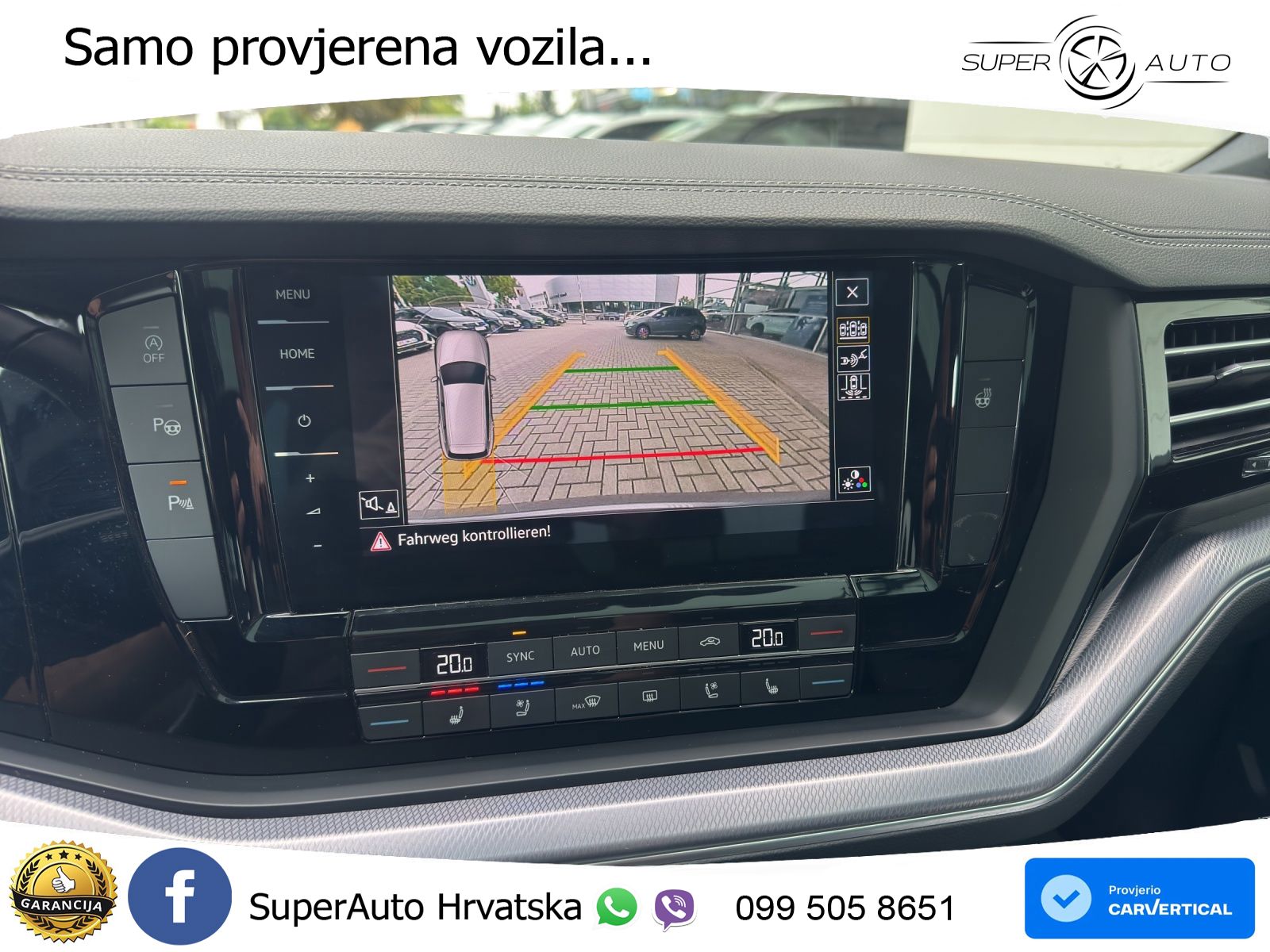 Volkswagen Touareg 3.0 V6 TDI (286 KS) 4MOTION Tiptronic R-Line ZRAČNI+ACC+GR SJED+KAM+PANO