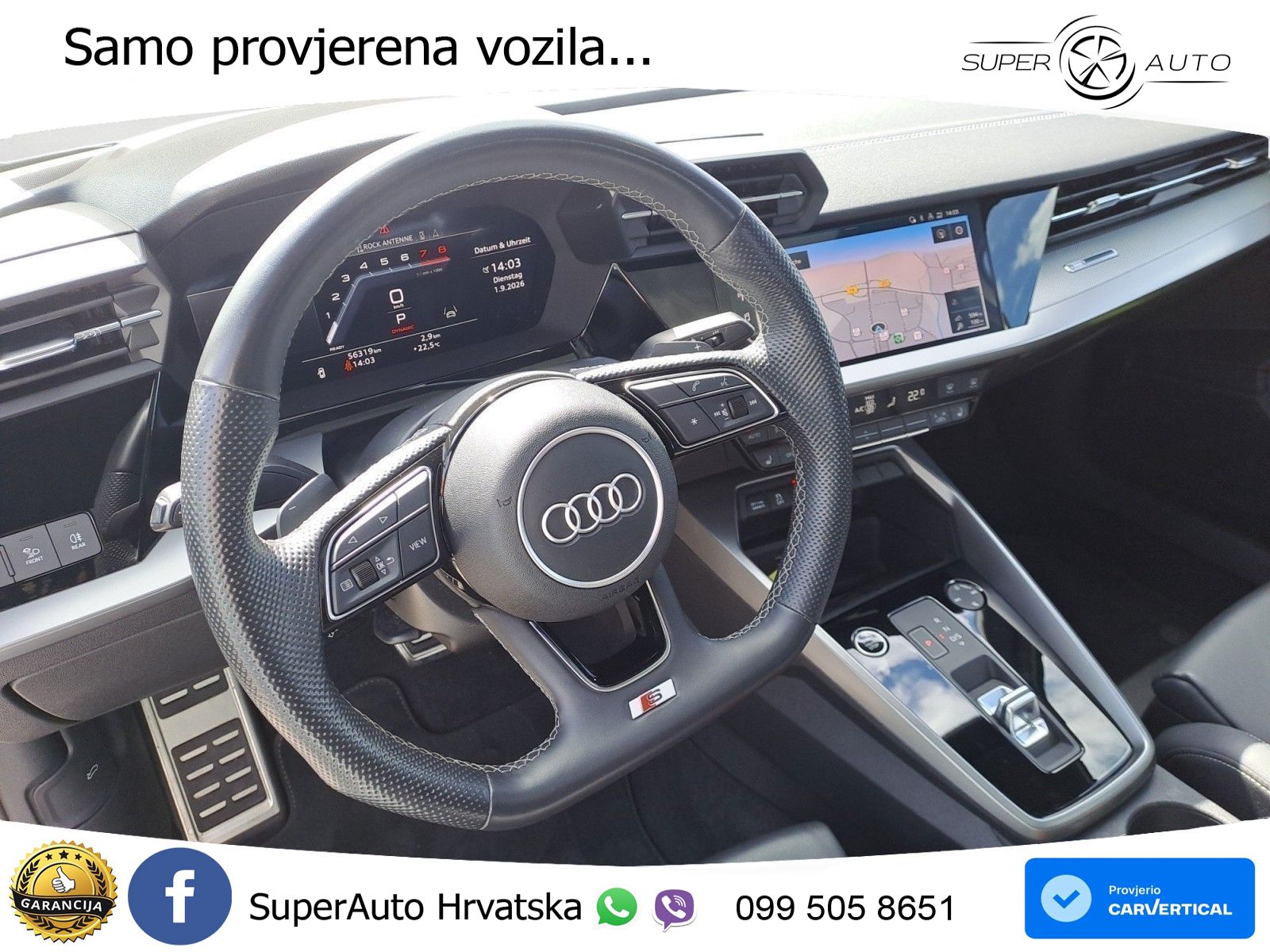 Audi A3 35 TFSI (150 KS) S tronic S line LED+GR SJED+ACC