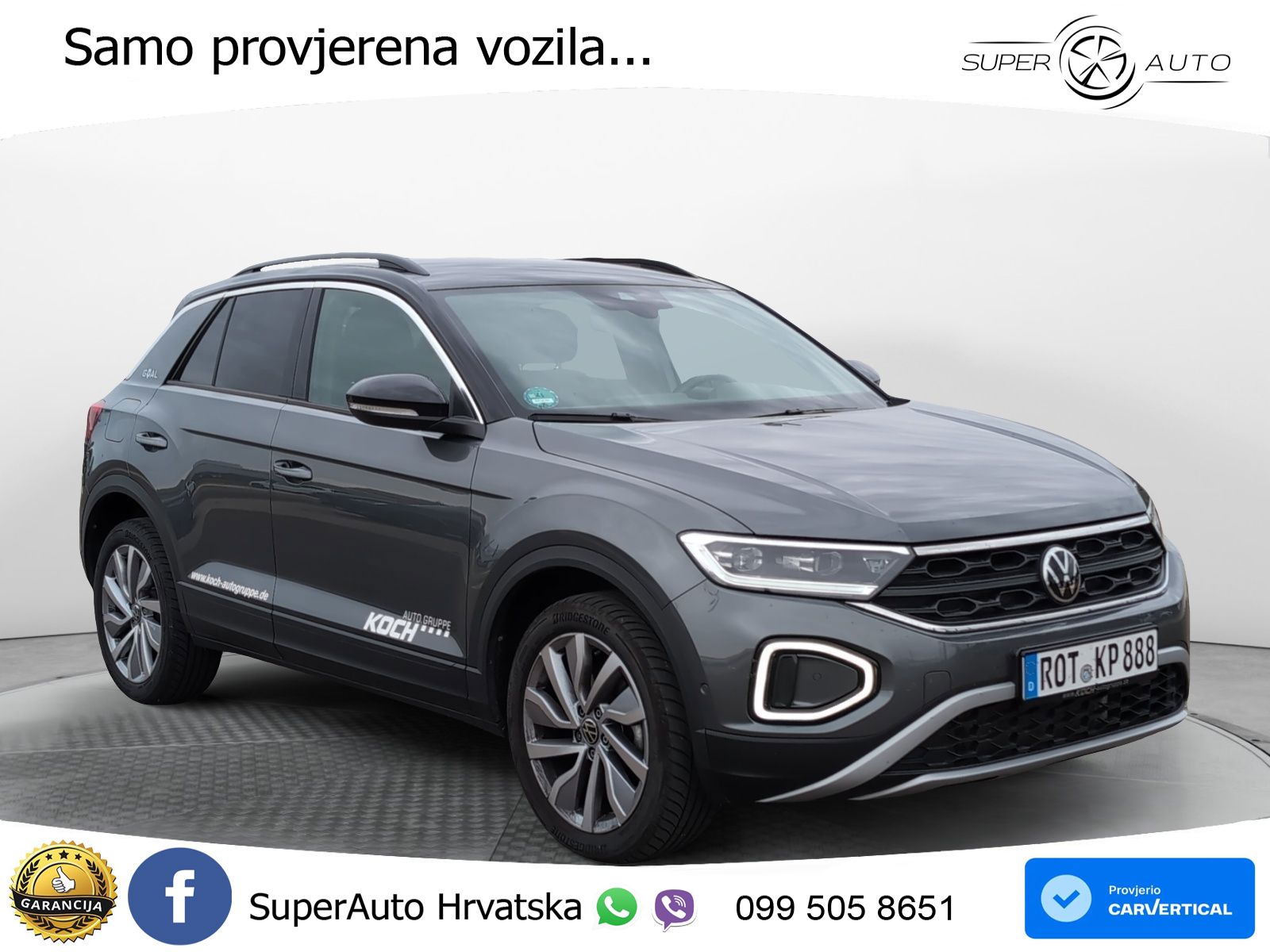 Volkswagen T-Roc 1.5 TSI (150 KS) DSG LED+GR SJED+ACC