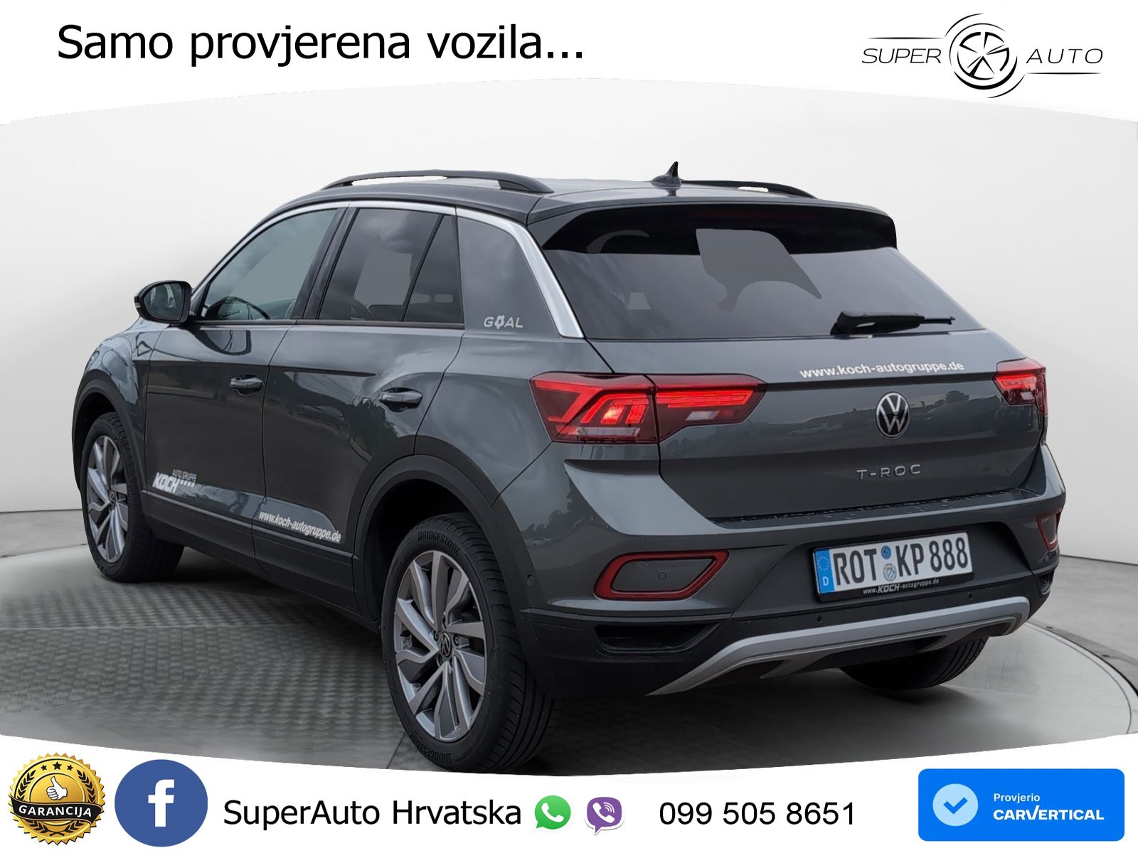 Volkswagen T-Roc 1.5 TSI (150 KS) DSG LED+GR SJED+ACC