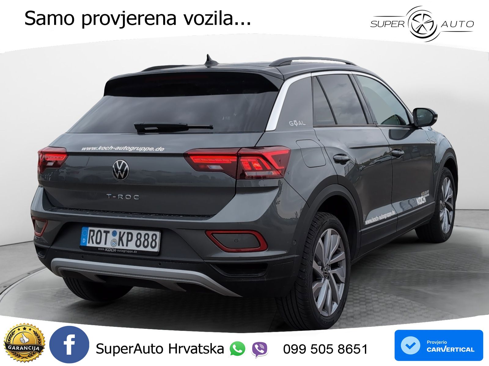 Volkswagen T-Roc 1.5 TSI (150 KS) DSG LED+GR SJED+ACC