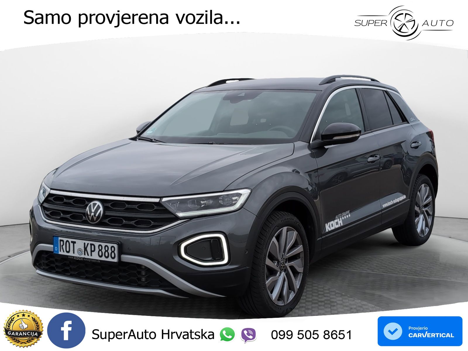 Volkswagen T-Roc 1.5 TSI (150 KS) DSG LED+GR SJED+ACC