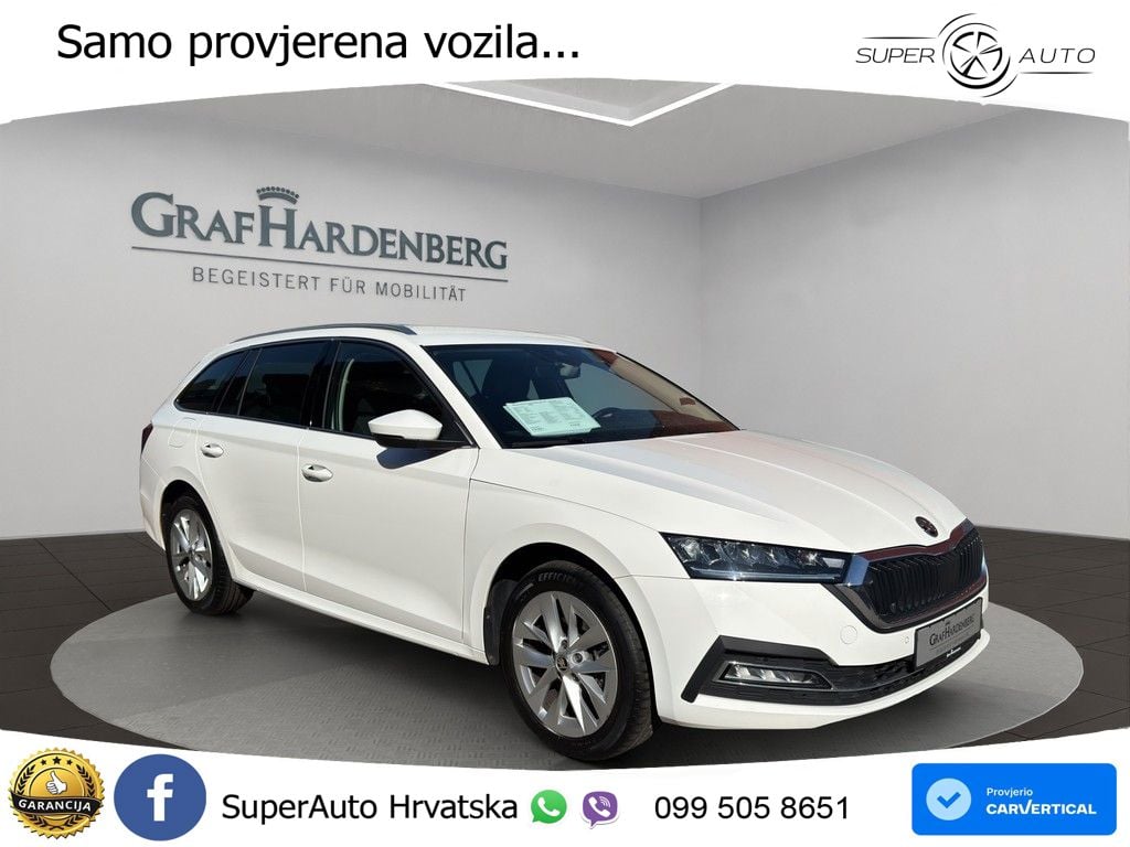 Škoda Octavia Combi 2.0 TDI (150 KS) 4x4 DSG LED+GR SJED+ACC