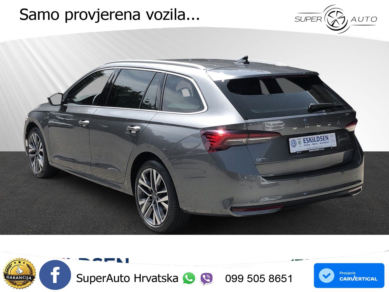 Škoda Octavia Combi 2.0 TDI (150 KS) DSG LED+GR SJED+ACC