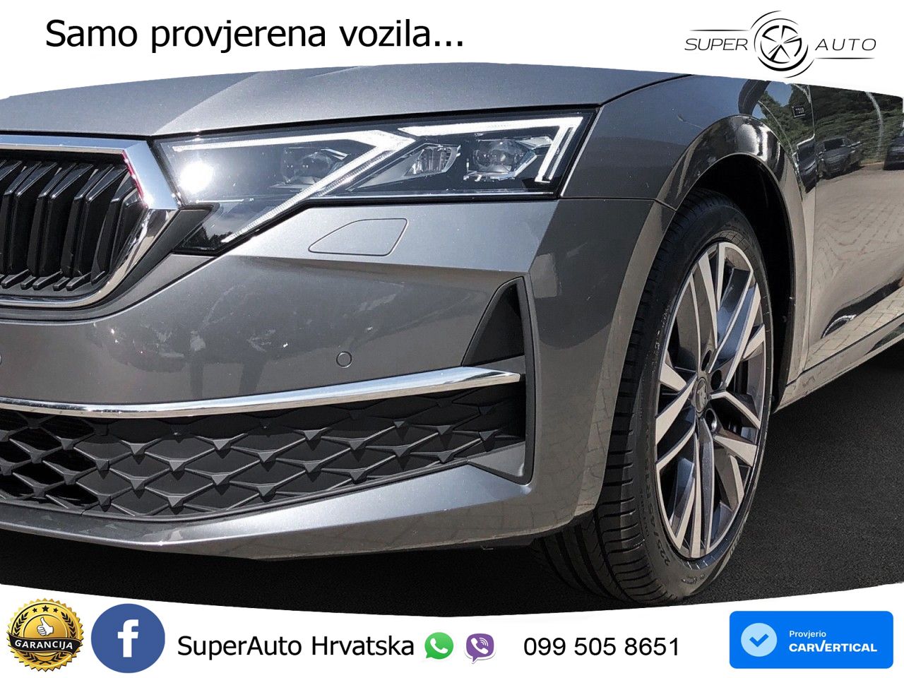 Škoda Octavia Combi 2.0 TDI (150 KS) DSG LED+GR SJED+ACC