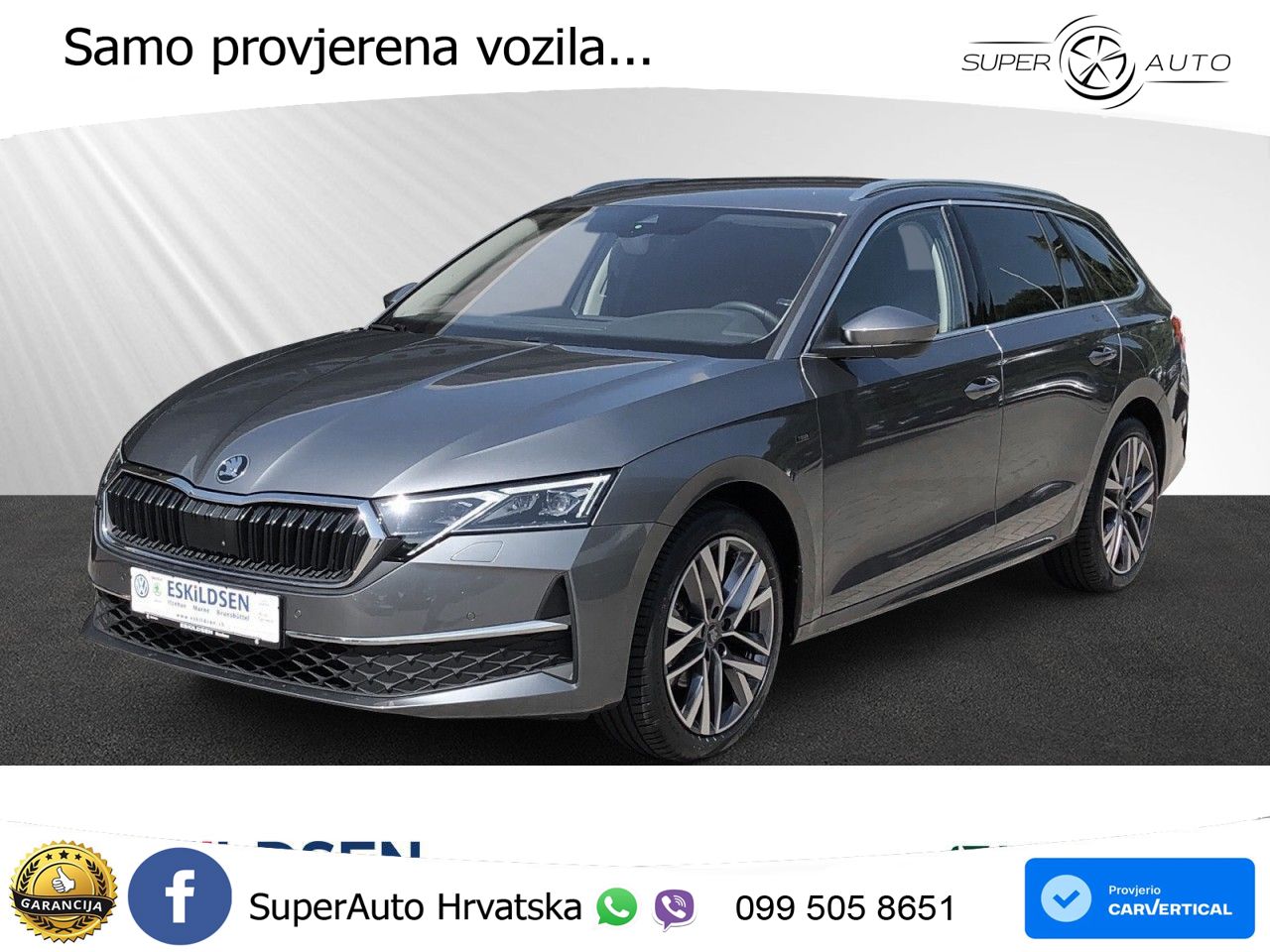 Škoda Octavia Combi 2.0 TDI (150 KS) DSG LED+GR SJED+ACC