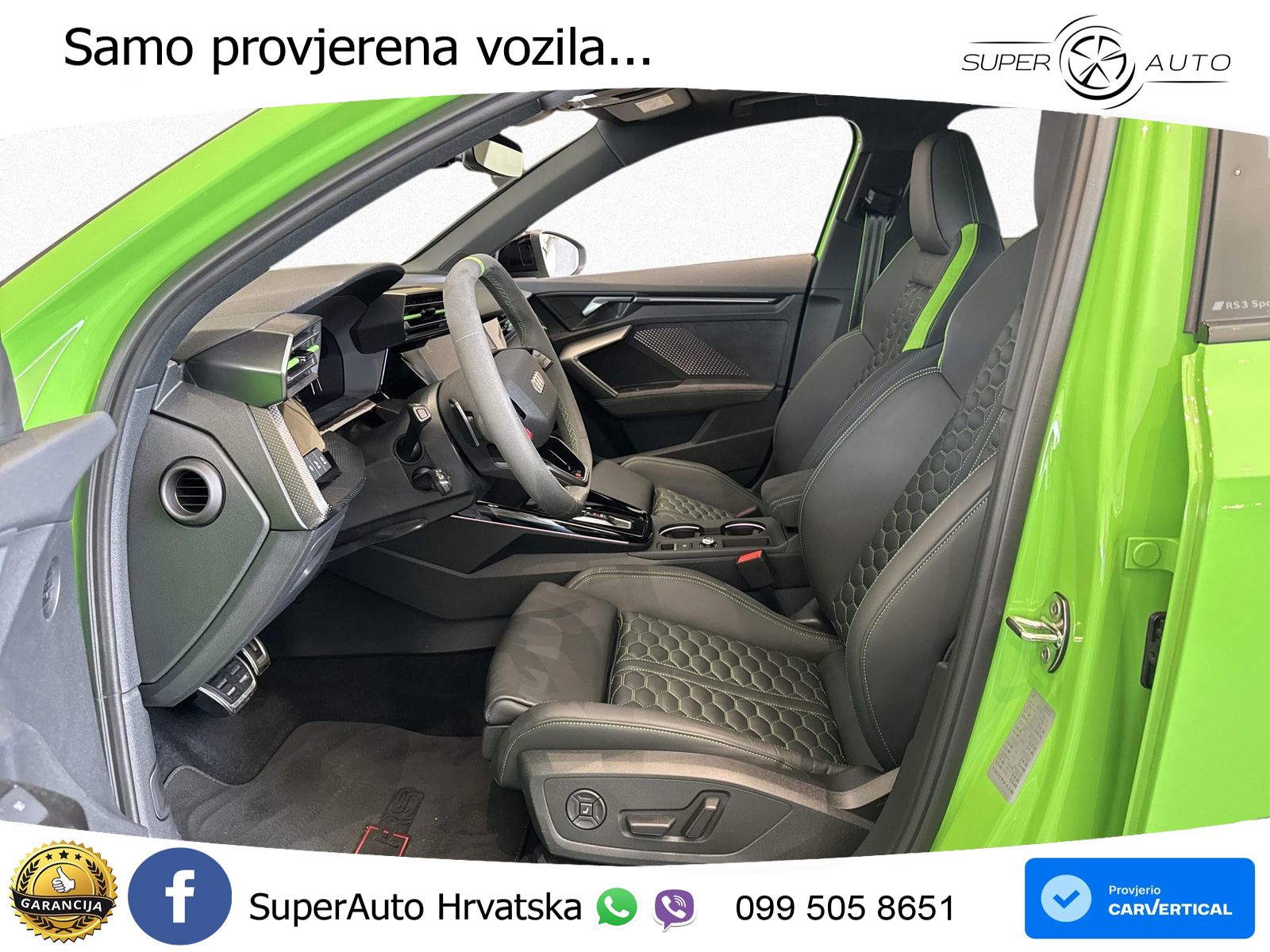Audi RS3 Sedan 2.5 TFSI (400 KS) quattro S tronic ACC+HEAD+GR SJED+360+PANO