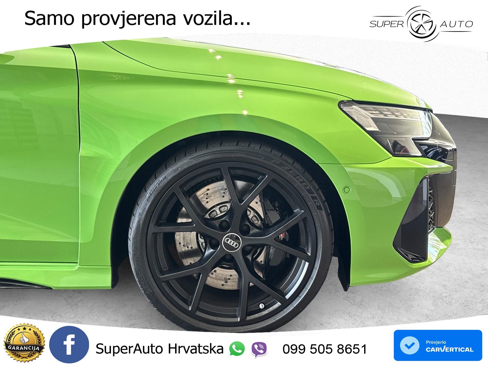Audi RS3 Sedan 2.5 TFSI (400 KS) quattro S tronic ACC+HEAD+GR SJED+360+PANO