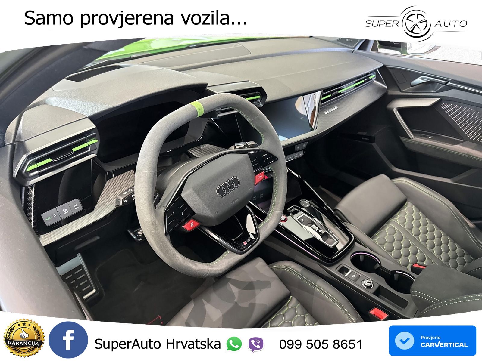 Audi RS3 Sedan 2.5 TFSI (400 KS) quattro S tronic ACC+HEAD+GR SJED+360+PANO