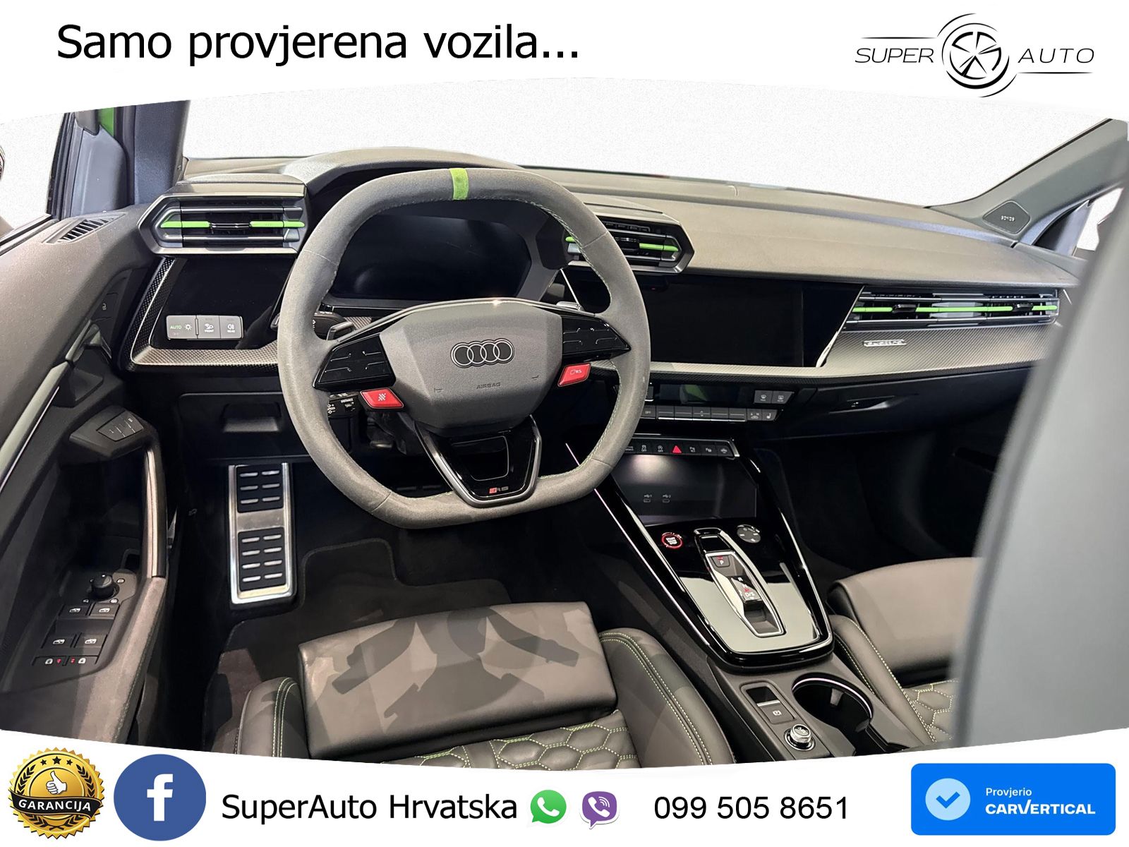Audi RS3 Sedan 2.5 TFSI (400 KS) quattro S tronic ACC+HEAD+GR SJED+360+PANO