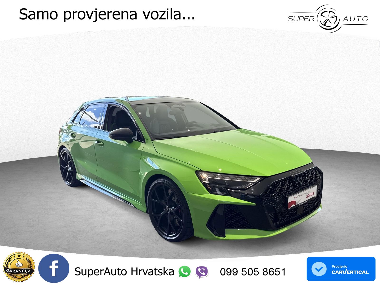 Audi RS3 Sedan 2.5 TFSI (400 KS) quattro S tronic ACC+HEAD+GR SJED+360+PANO