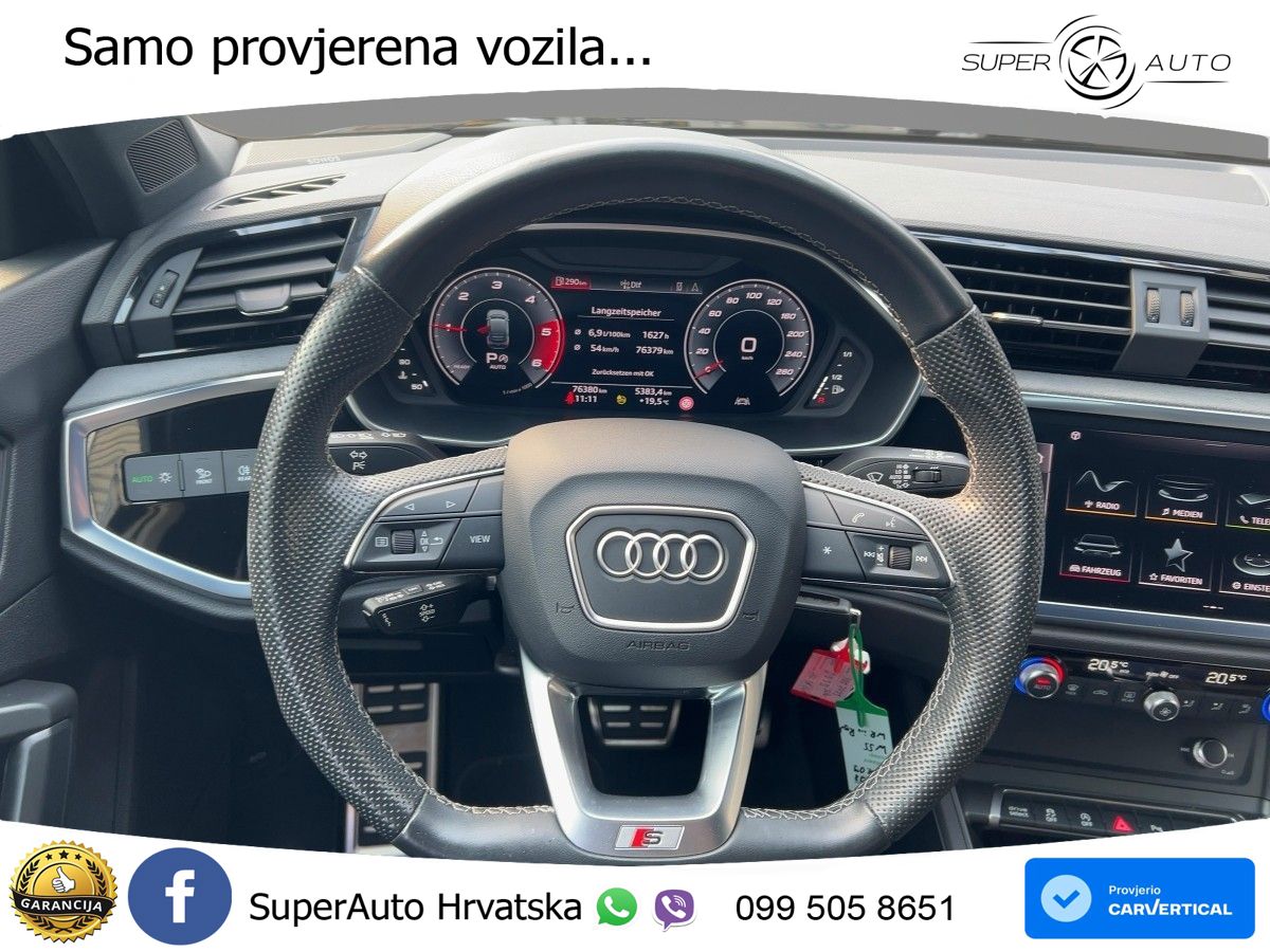 Audi Q3 Sportback 40 TDI (200 KS) quattro S tronic S line