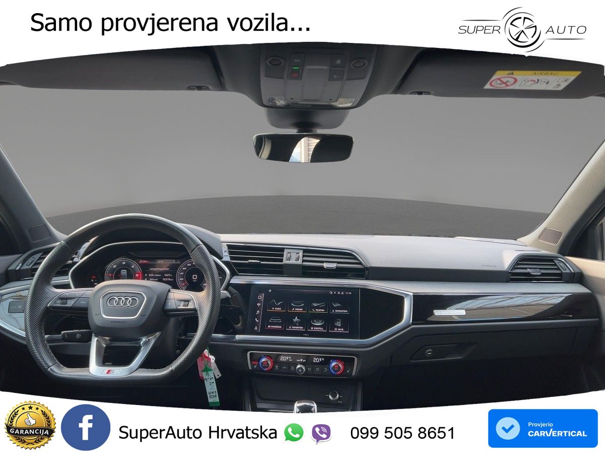 Audi Q3 Sportback 40 TDI (200 KS) quattro S tronic S line
